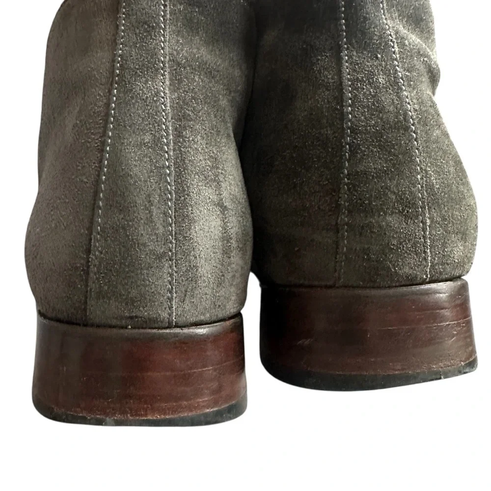 FRYE CHARCOAL SUEDE WESTON CHUKKA BOOTS SIZE 12