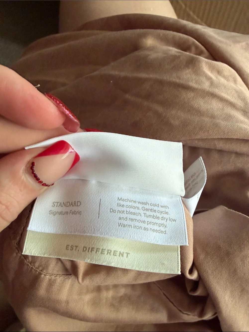 Boll & Branch signature fabric