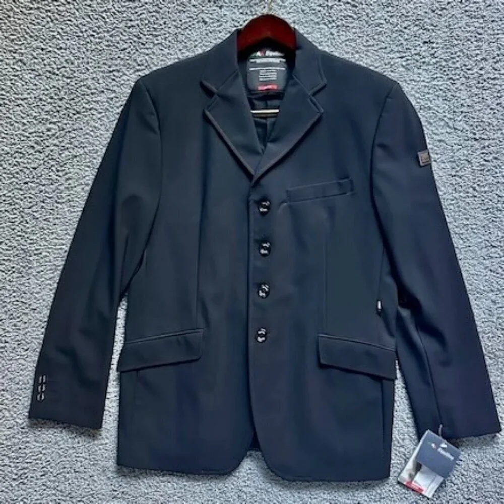 EQUILINE.it RACK – Black men's tailored competition jacket - Italian Sz. 54 -NWT