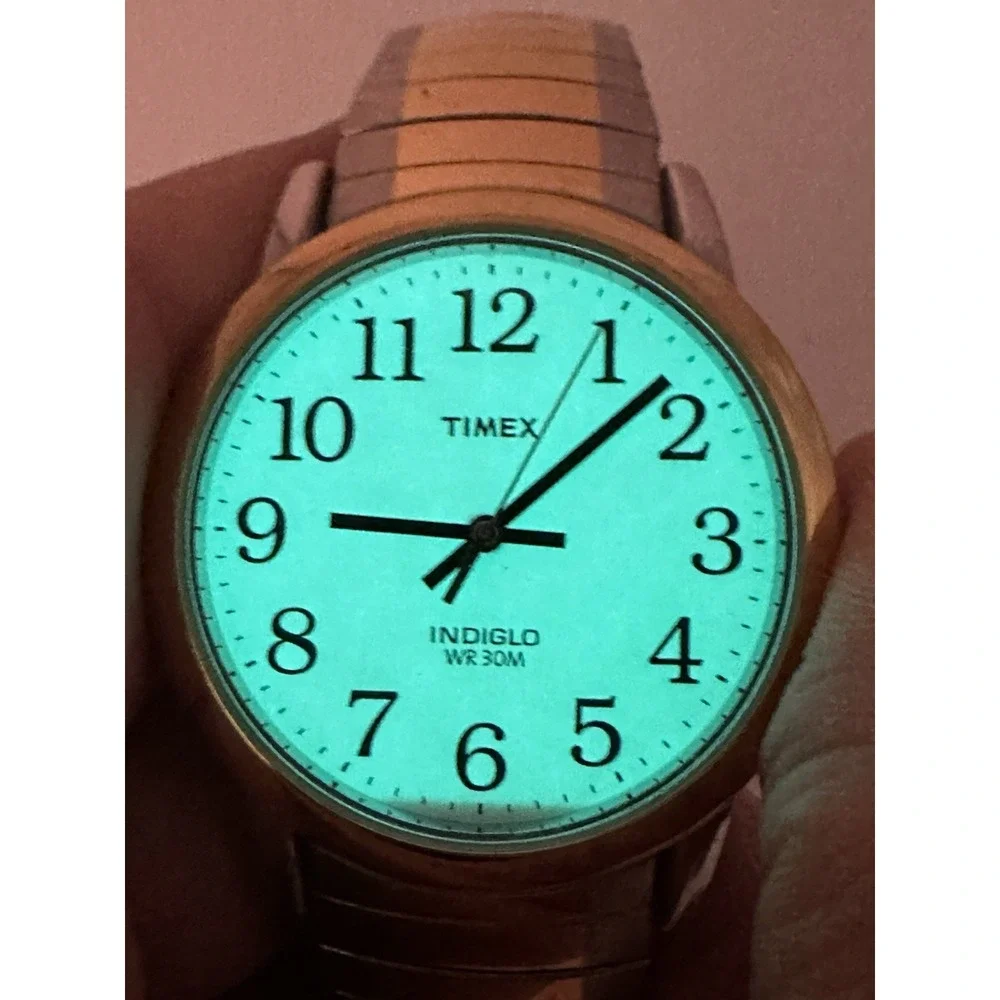 Timex Men Watch New Battery 35MM 6.75