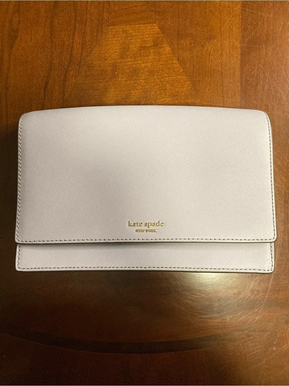 Kate Spade Madison Lavender Crossbody/Shoulder Chain Saffiano Leather Bag