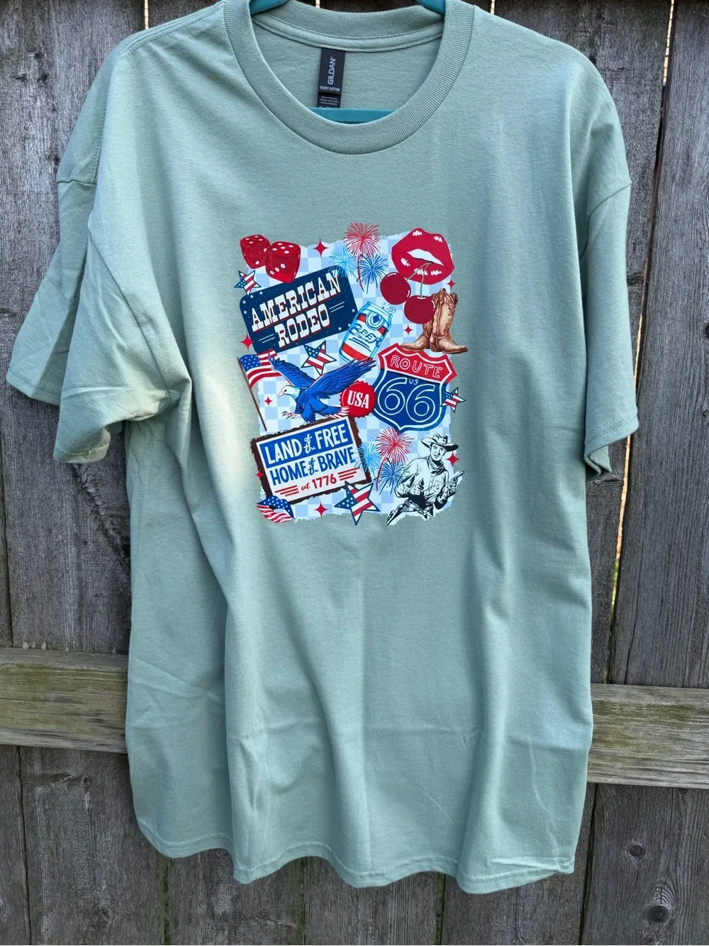 Graphic Tee with American Rodeo - DTF - S0124C