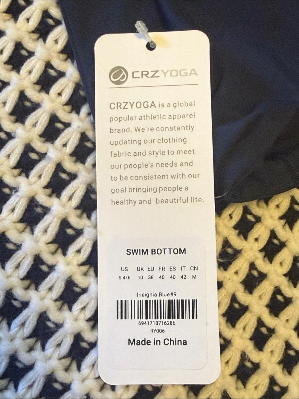 CRZ YOGA new tags