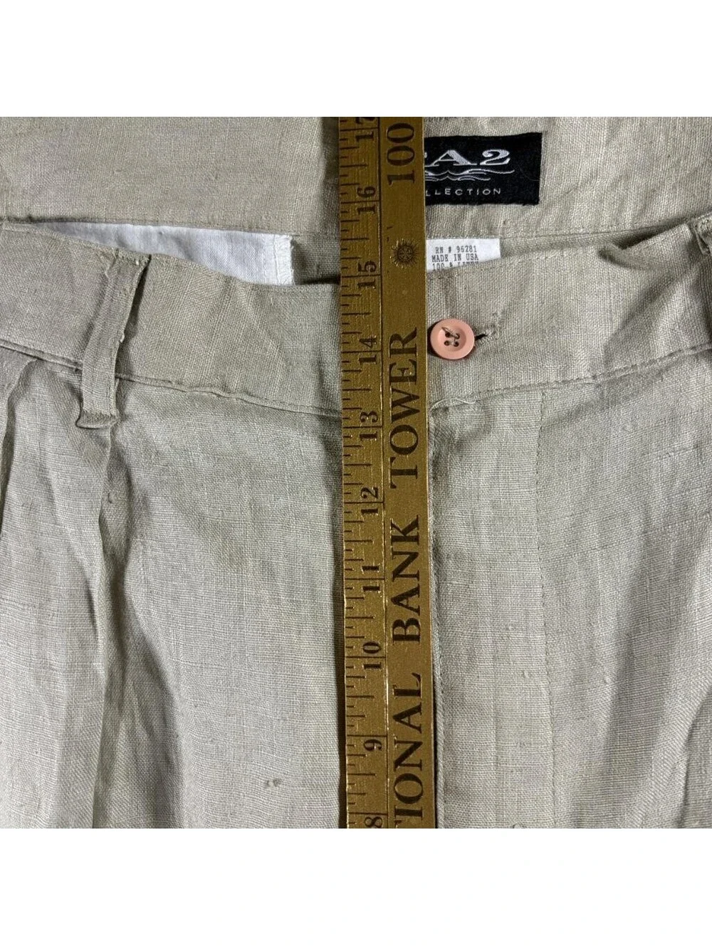 N/A returns trousers slubs