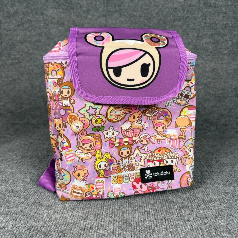 Tokidoki Sweetshop Mini Backpack Pink Adjustable Straps Bag Purse Kawaii‎