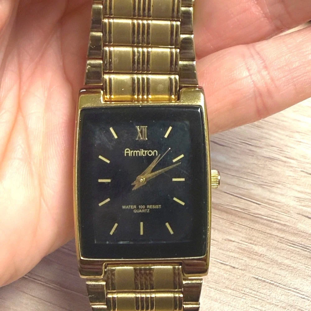 Armitron gold tone