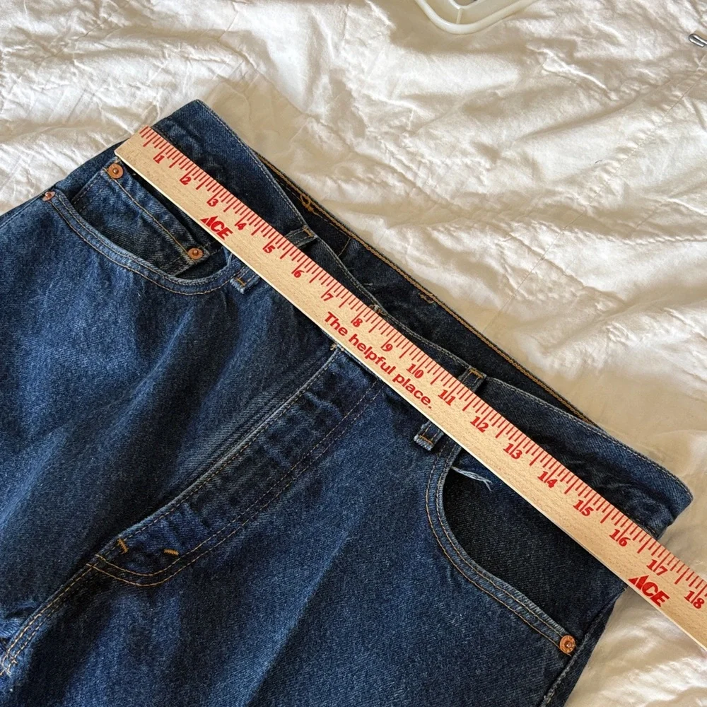 Vtg Black Tag‎ Levi's Dark Blue Straight Men's Jeans