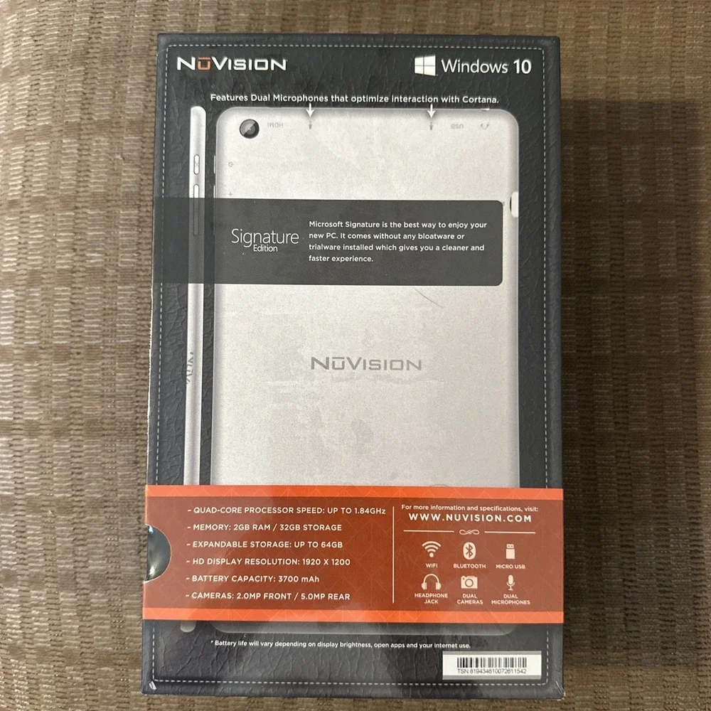 NuVision TM800W610L Tablet 8