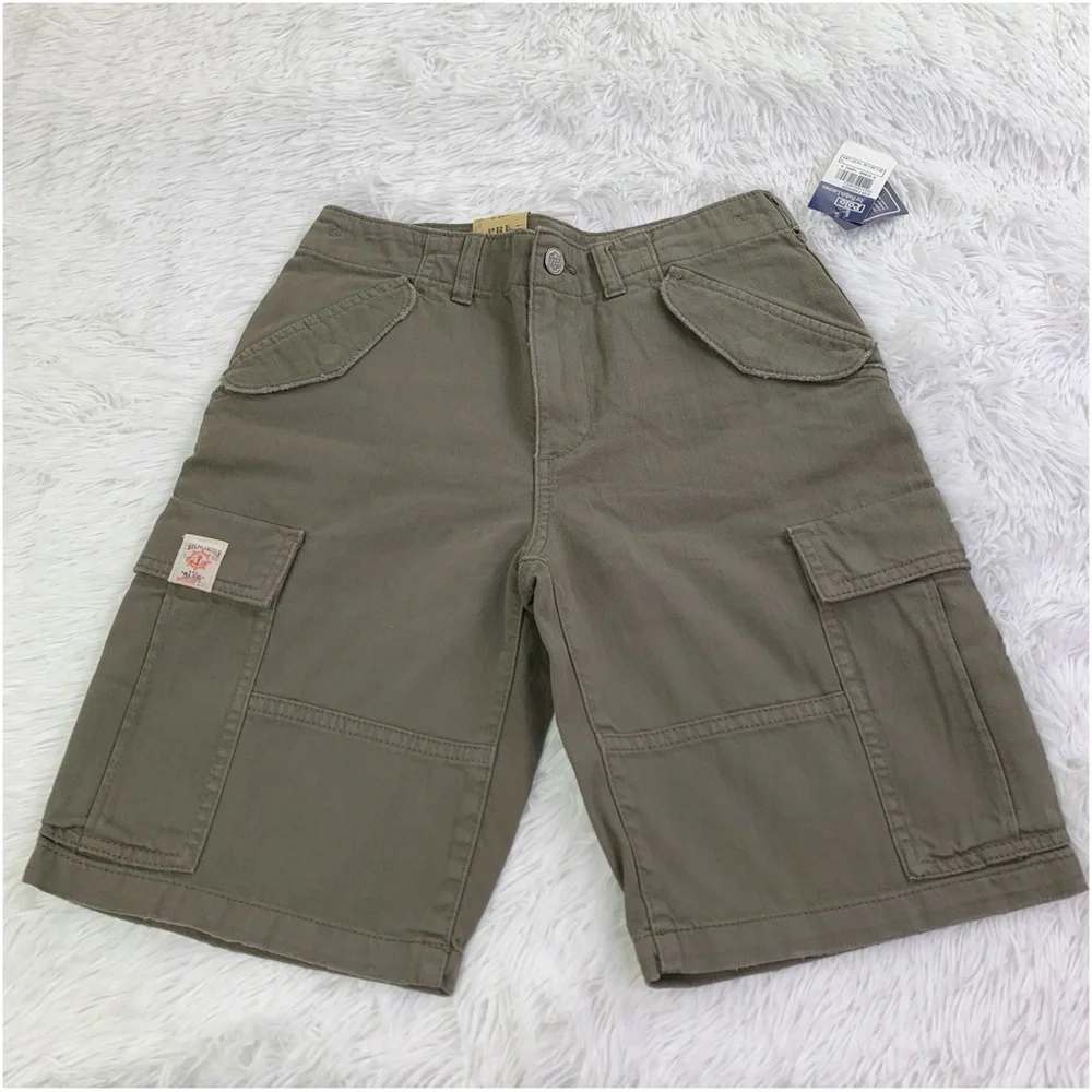 Ralph‎ Lauren NWT boy's Cargo Shorts in olive green
