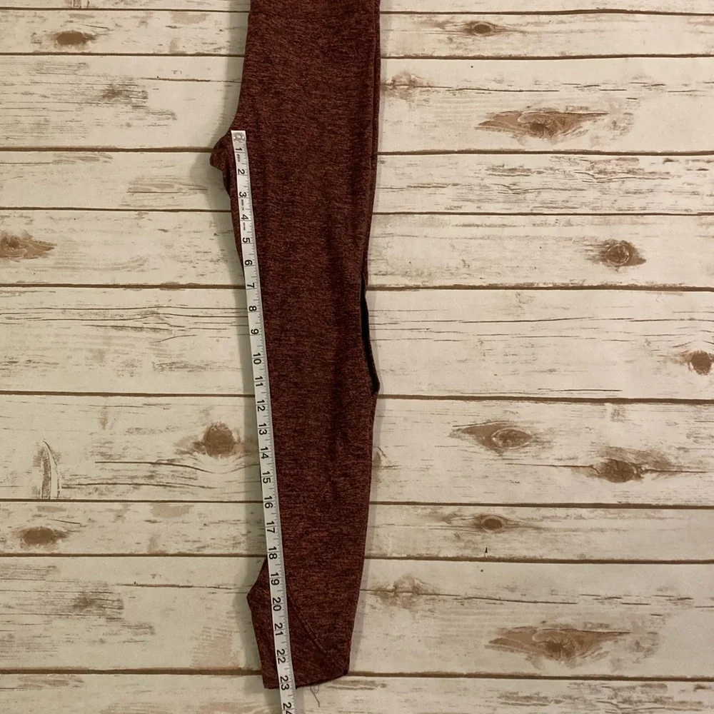 Free People Movement Space Dye Berry Halo Cutout Yoga Leggings XS