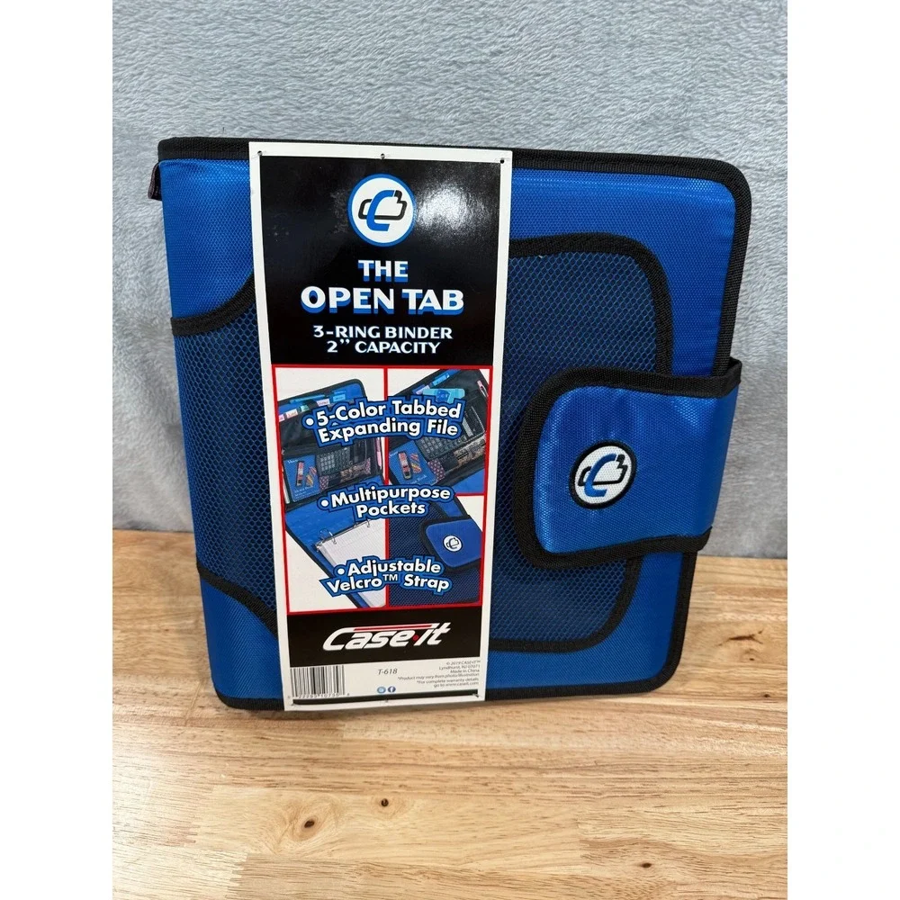 Case It Open Tab 3 Ring Binder 2