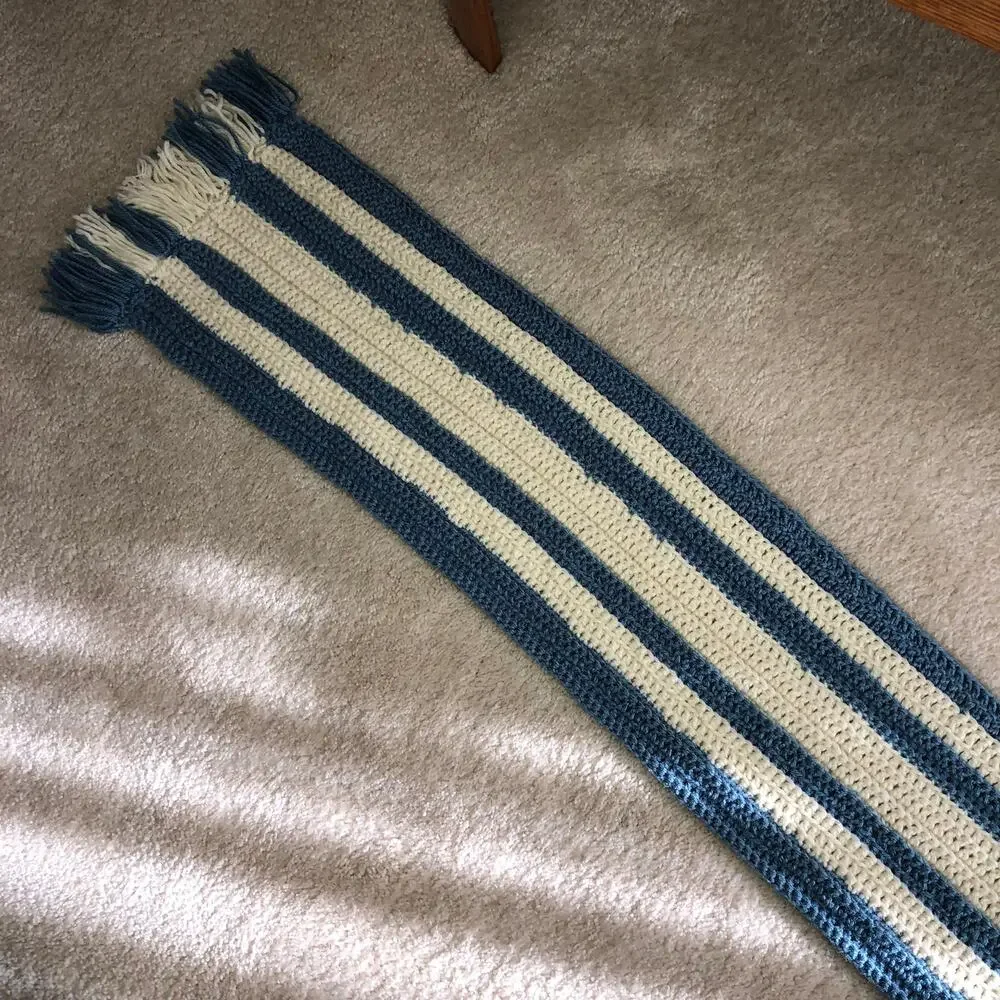 Handmade crocheted scarf