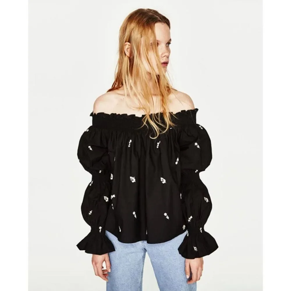 Zara romantic blouse