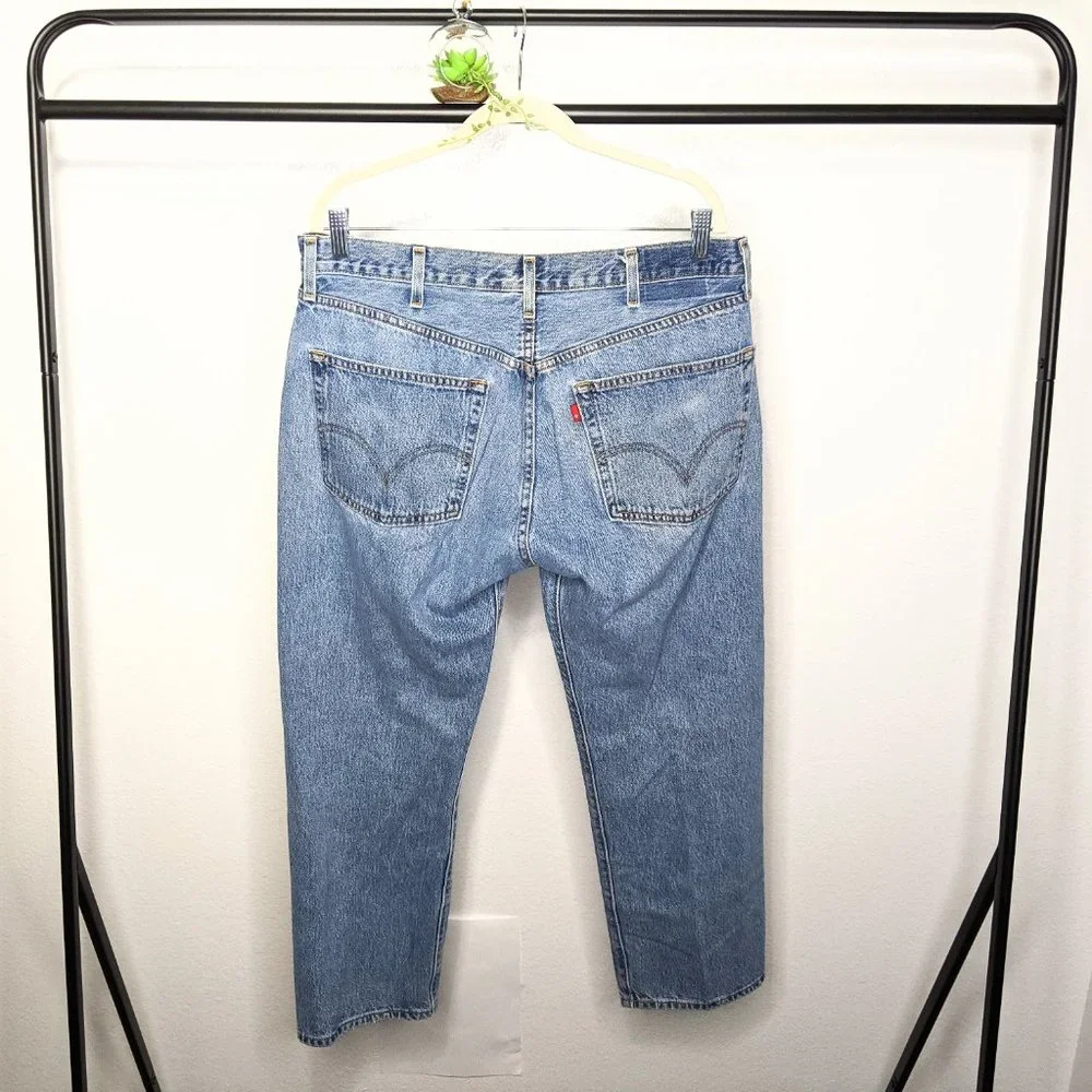 Levi's Light Blue Straight Jeans