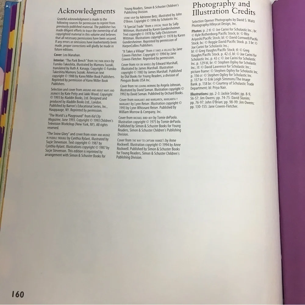 Scholastic vintage 1996