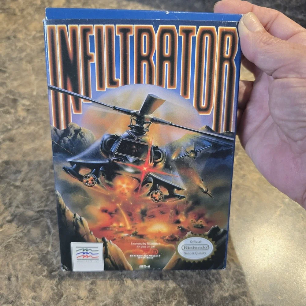 INFILTRATOR -- NES‎ Nintendo Game Original BOX Complete CIB Instructions Manual
