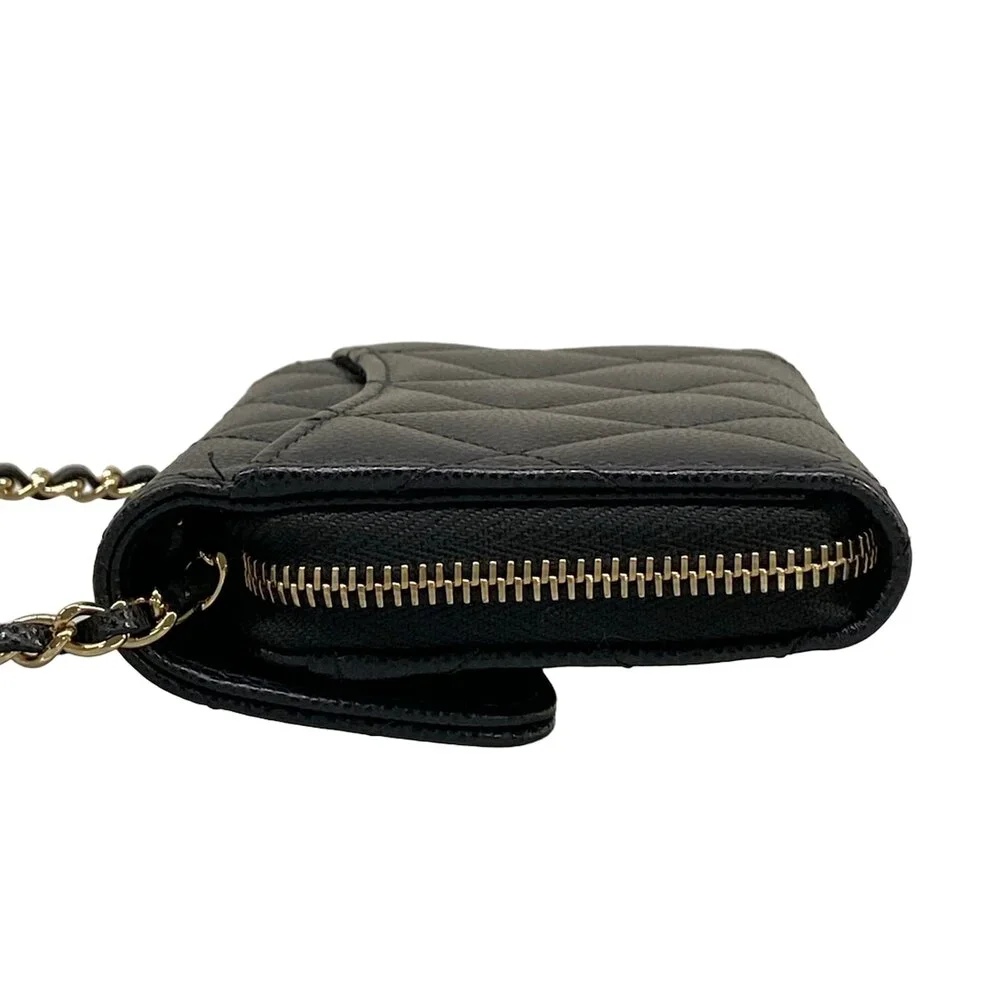 Chanel Classic Mini Chain Wallet/Matelasse Other Style Wallet AP2569
