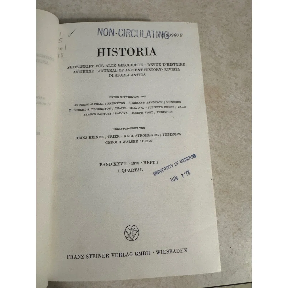 N/A historia zeitschrift