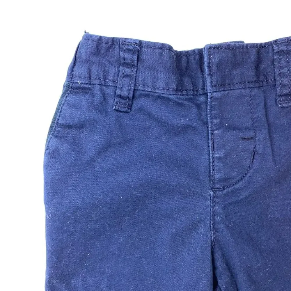 GAP Chino Pants with Elastic Waist Band Blue 6-12 M