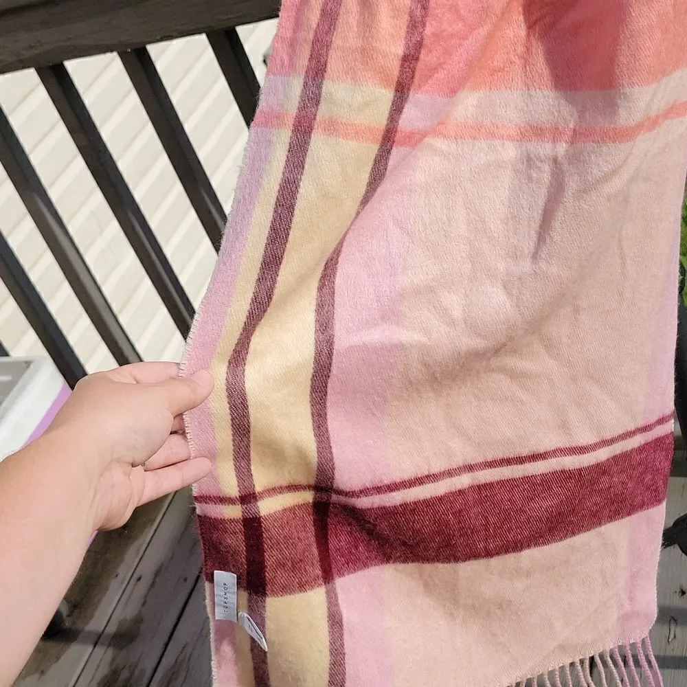 Topshop scarf pink