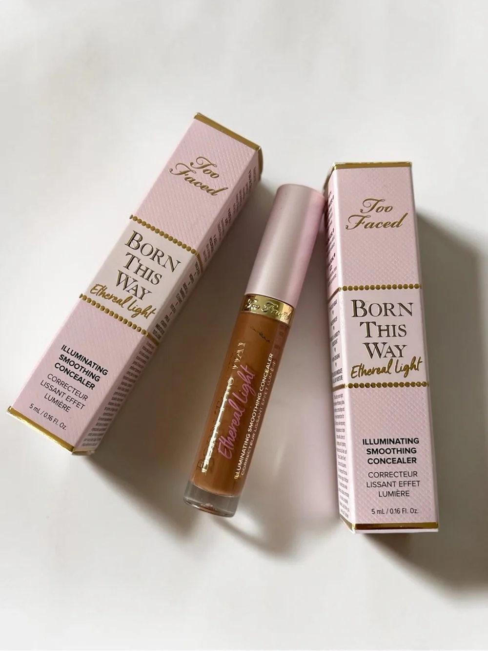 Too Faced Born This Way Ethereal Light Concealer --2- Caramel Drizzle NEW