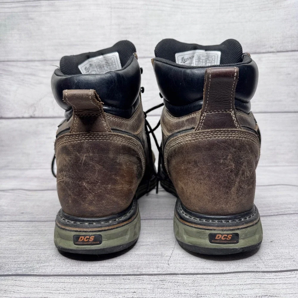 Danner Steel Yard 6 Inch Brown ST Steel Toe Work Boots Mens‎ 11.5 D