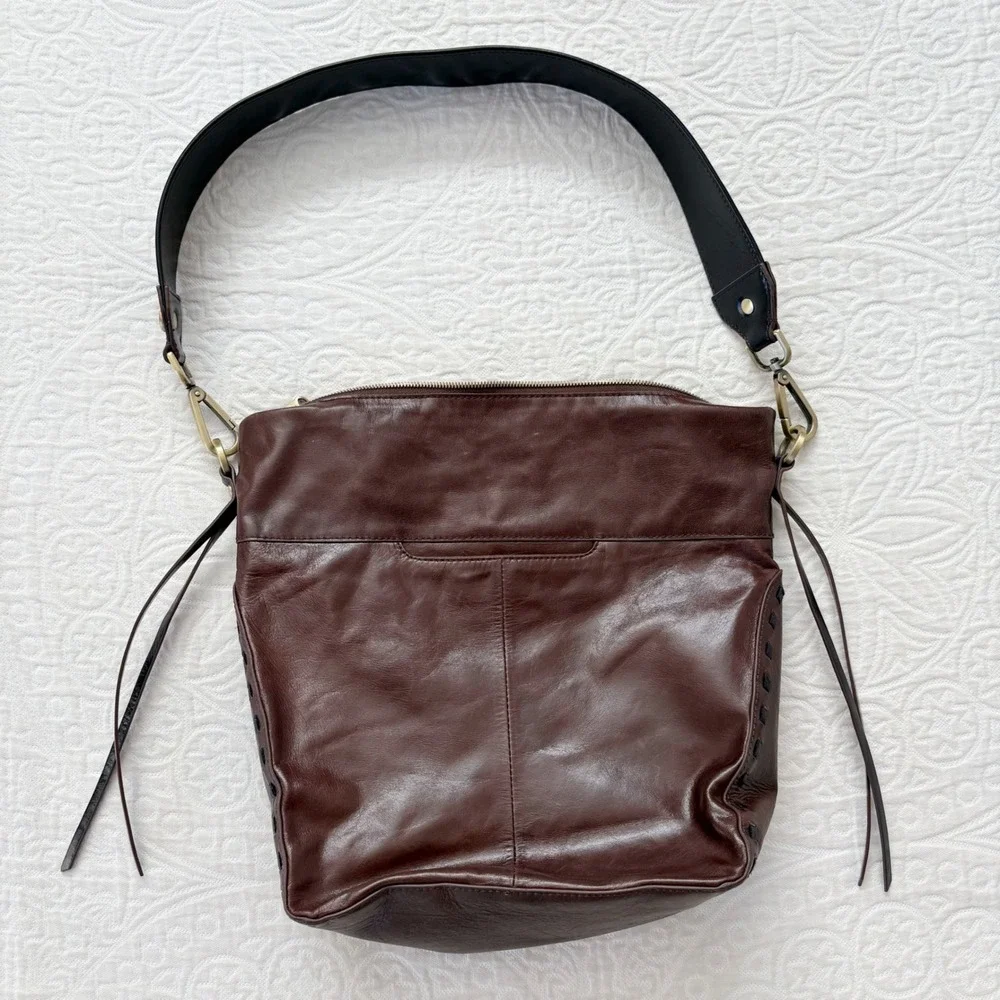 Hobo International Canyon Leather Shoulder Bag, Dark‎ Brown