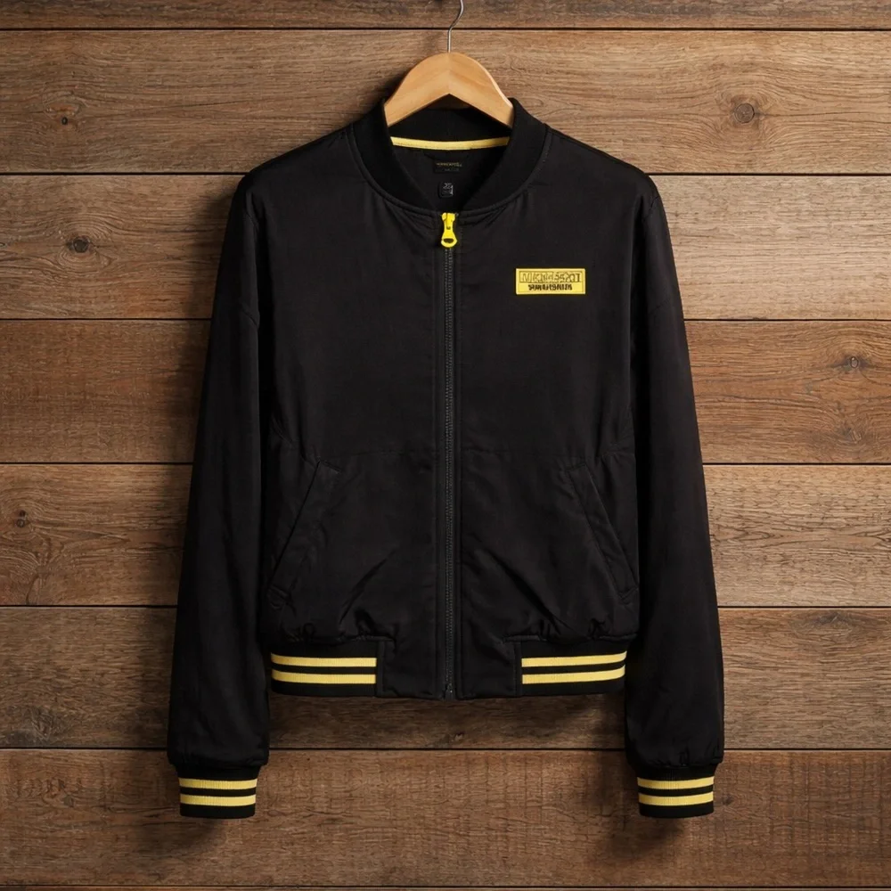 Justice Girls XL 16/18 Pac Man Mini Bomber Jacket