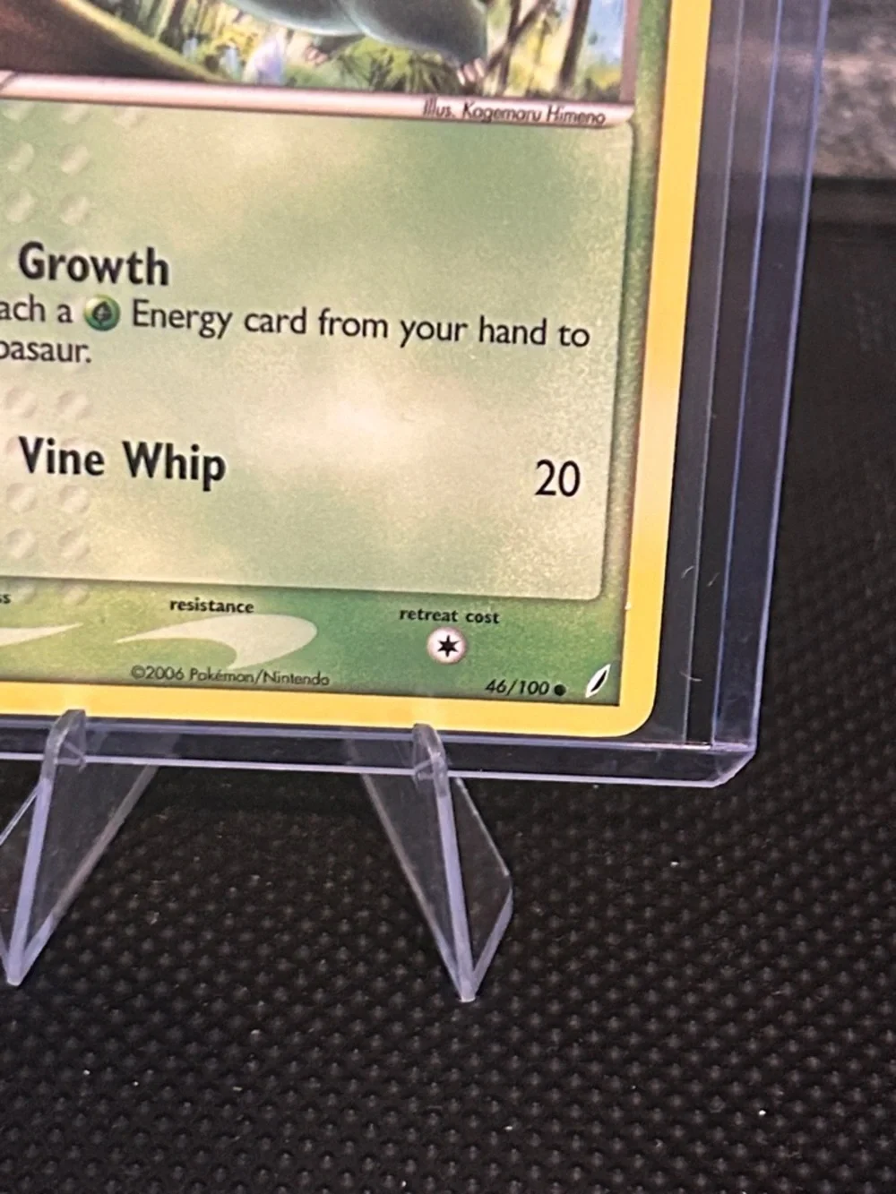 Pokemon Bulbasaur Non-Holo 46/100 from Vintage EX Crystal Guardians Set‎ (2006)