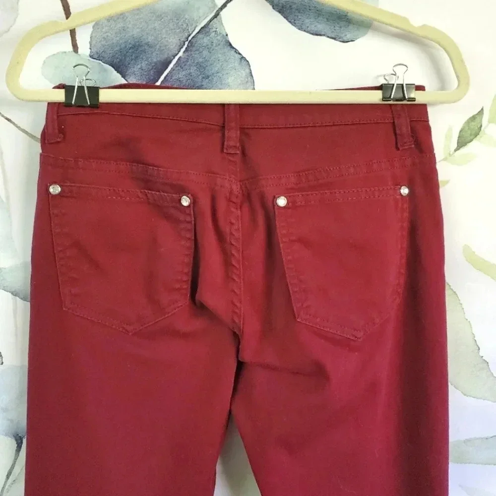 VENUS | Skinny Ankle Jeans in Dark Purple sz 2
