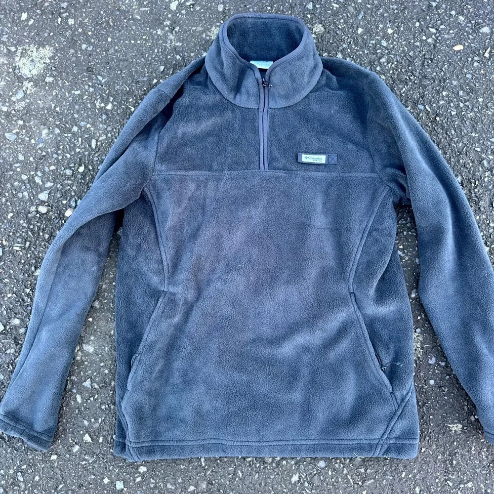 Columbia Men's Steens Mountain Quarter Zip Fleece Jacket Collegiate‎ Navy Medium