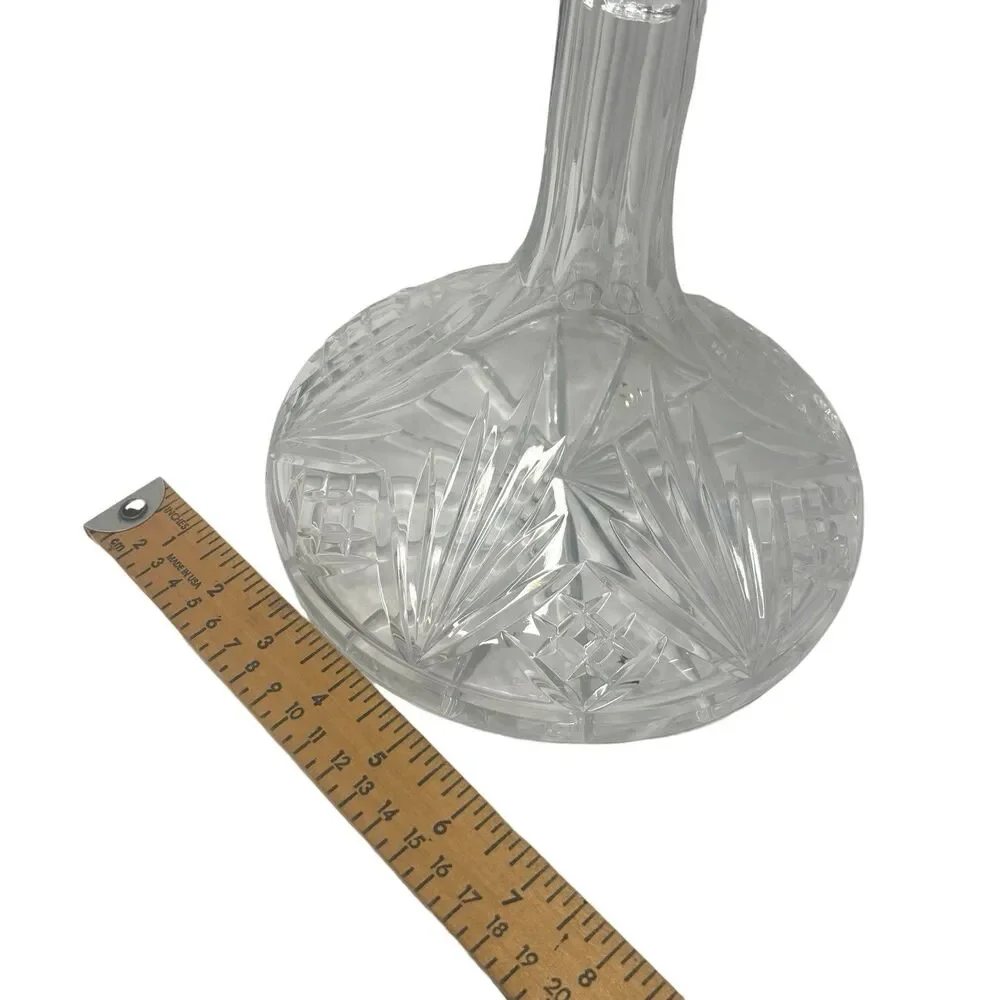 Crystal Decanter | Ships Carafe | Mushroom Stopper |