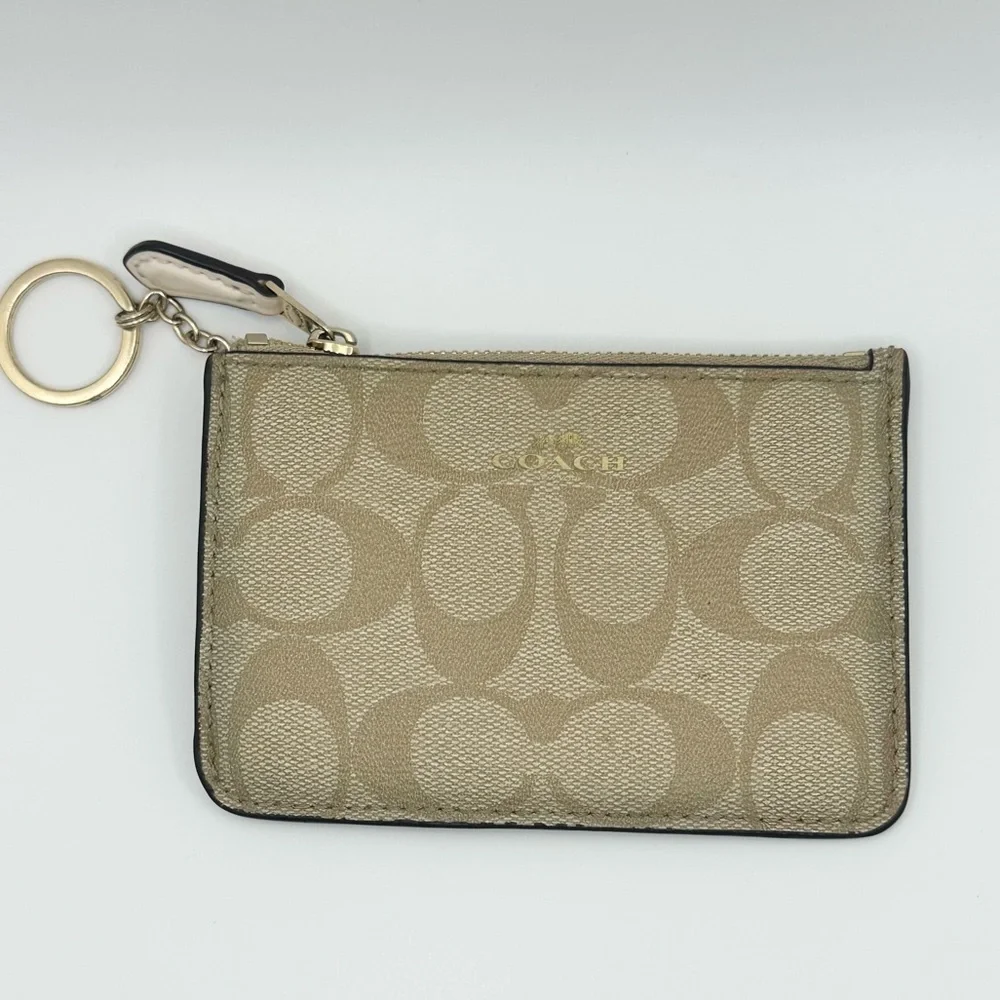 Coach Signature Key Holder / Change Wallet – Used Condition