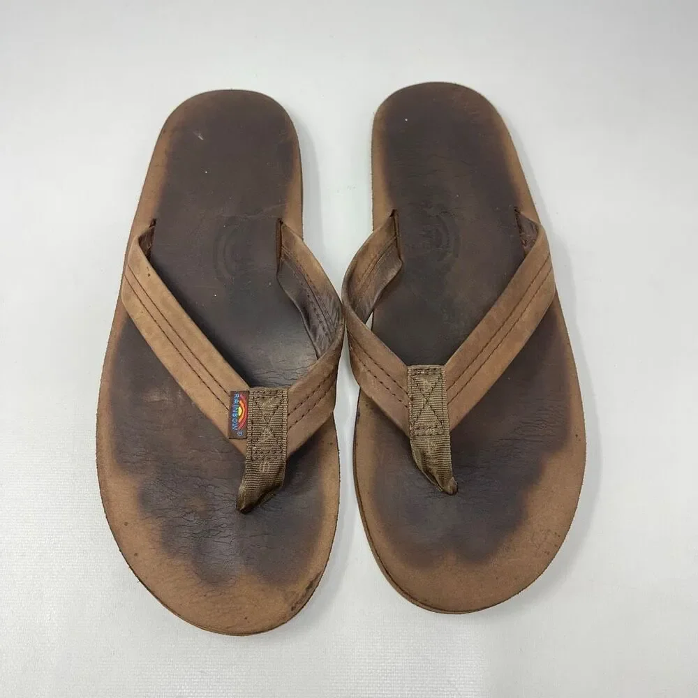 Rainbow brown leather