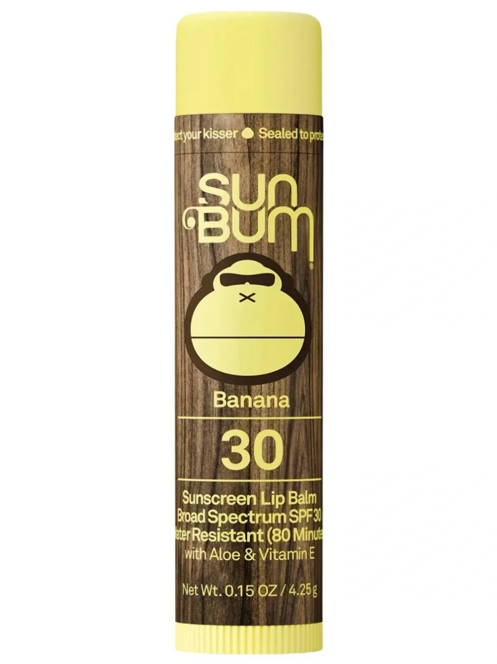 3/$12 Sun Bum Banana Sunscreen Lip Balm .15oz