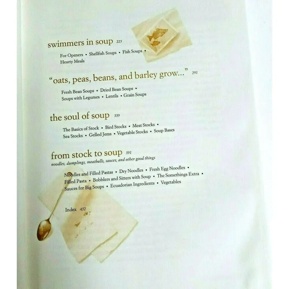 Soup a Way of Life Cookbook Recipes Charts Questions Answers Soups Stews Book