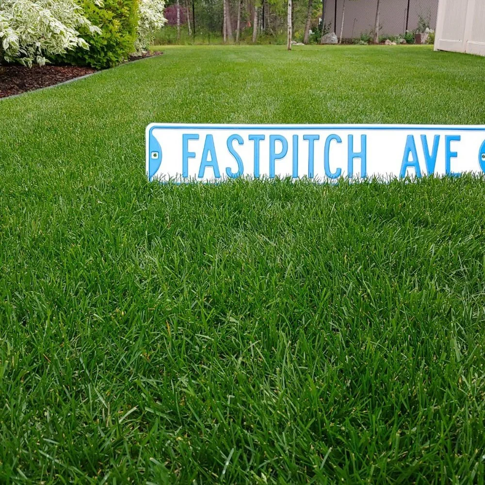 Sports Street Signs lacrosse cheerleader