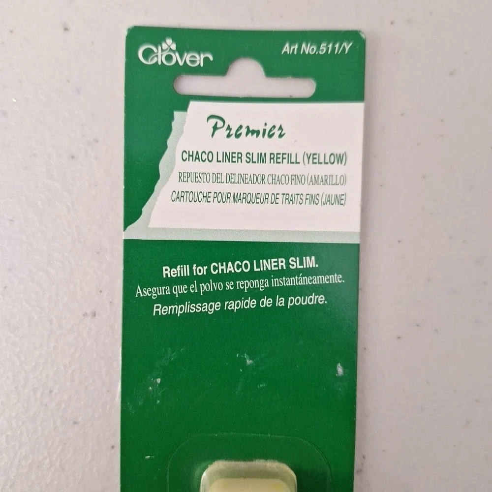 Clover Chaco Liner Slim Pen Refill Yellow Powder No. 511/Y MADE IN JAPAN New