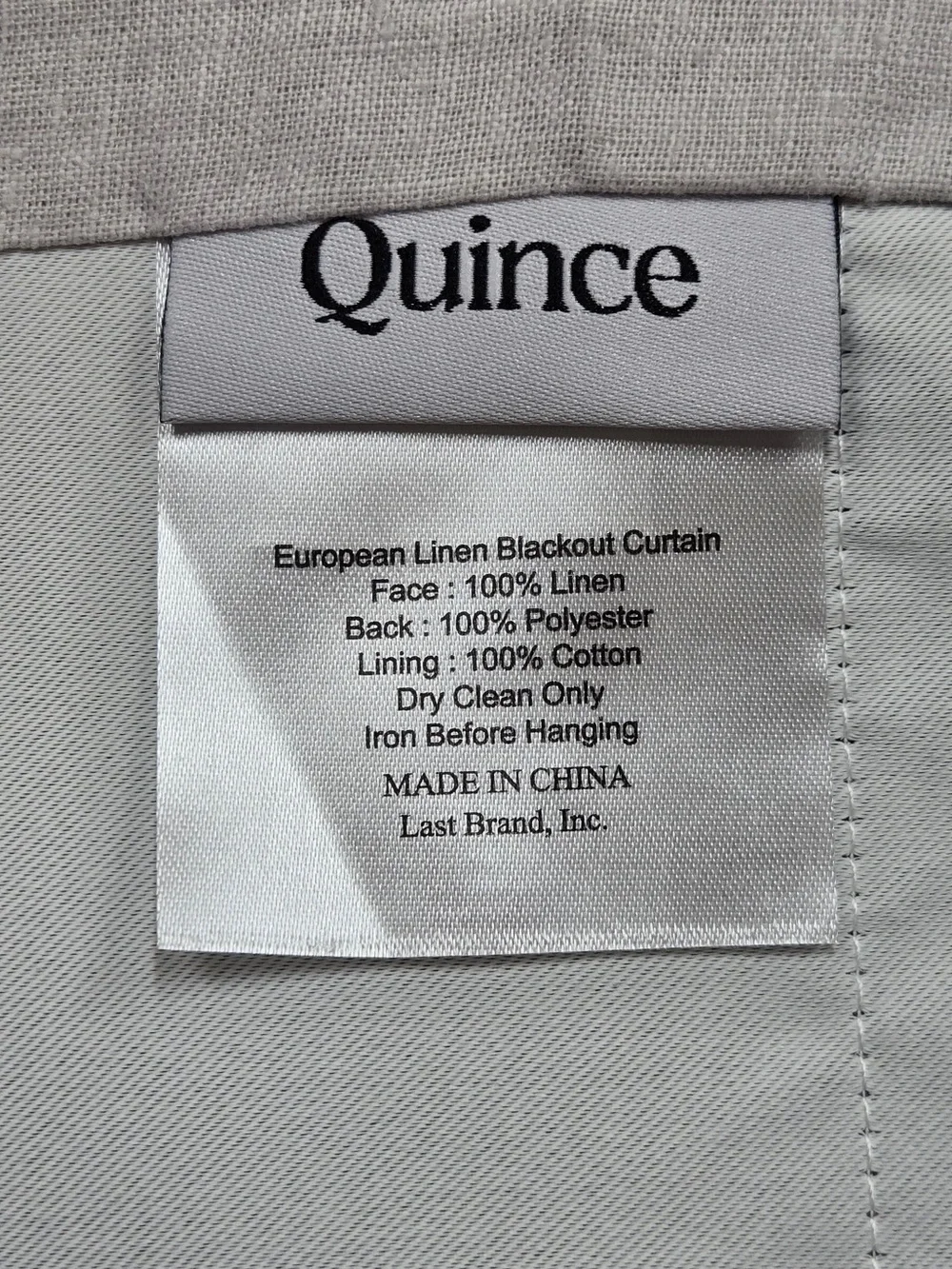 Quince includes 48x96
