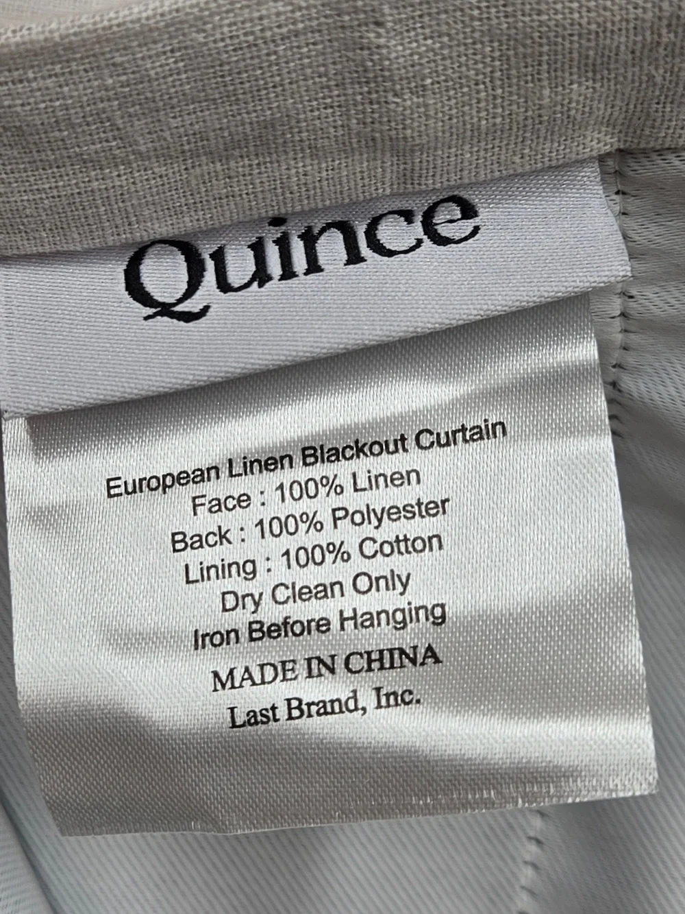 Quince includes 48x96