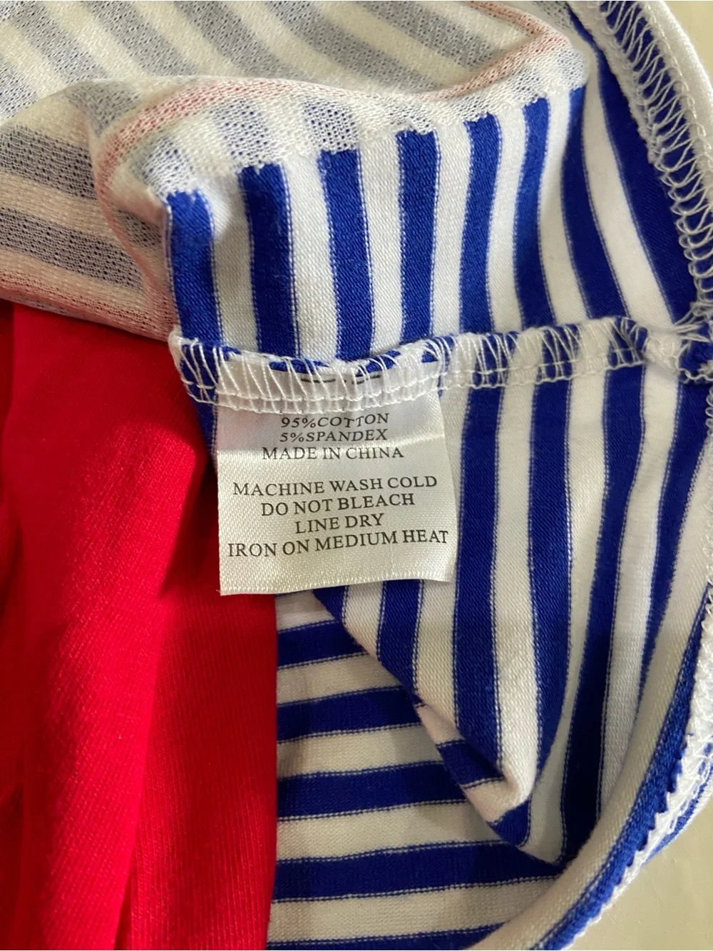 Honeydew USA Red & Blue Striped Flag Diaper Cover Dress