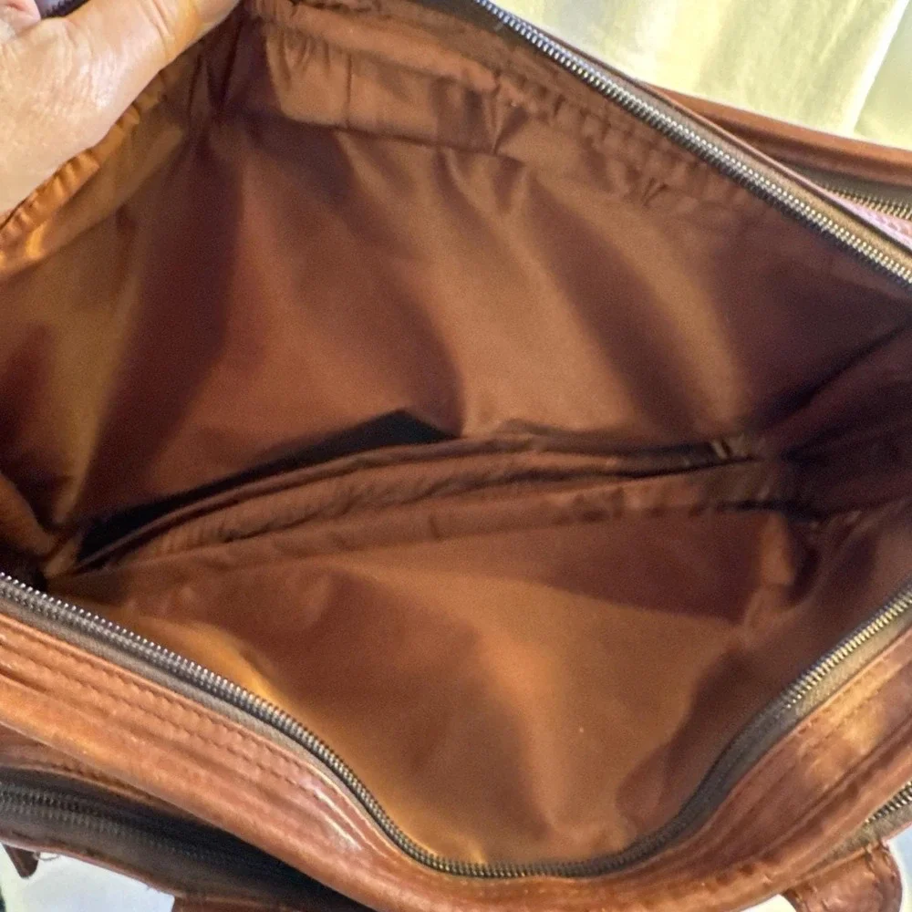Tumi vintage brown