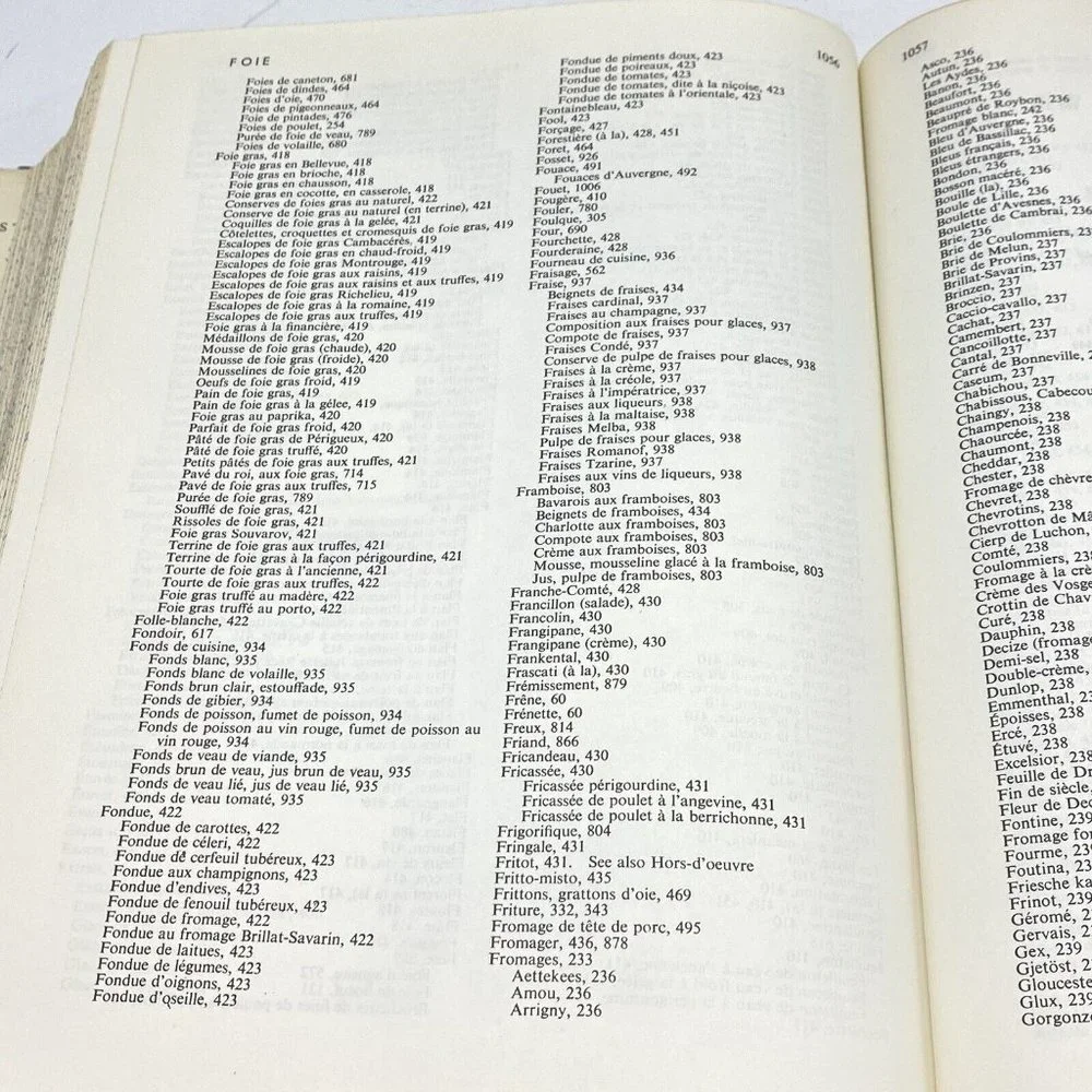Larousse Gastronomique vintage 1965