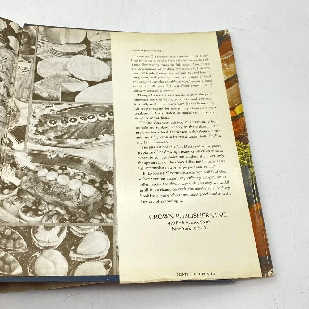 Larousse Gastronomique vintage 1965