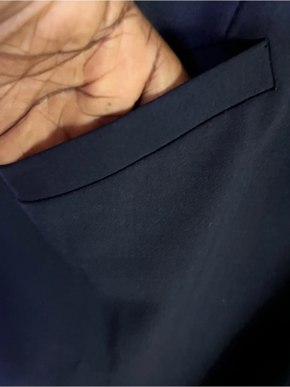 J. Crew front pockets