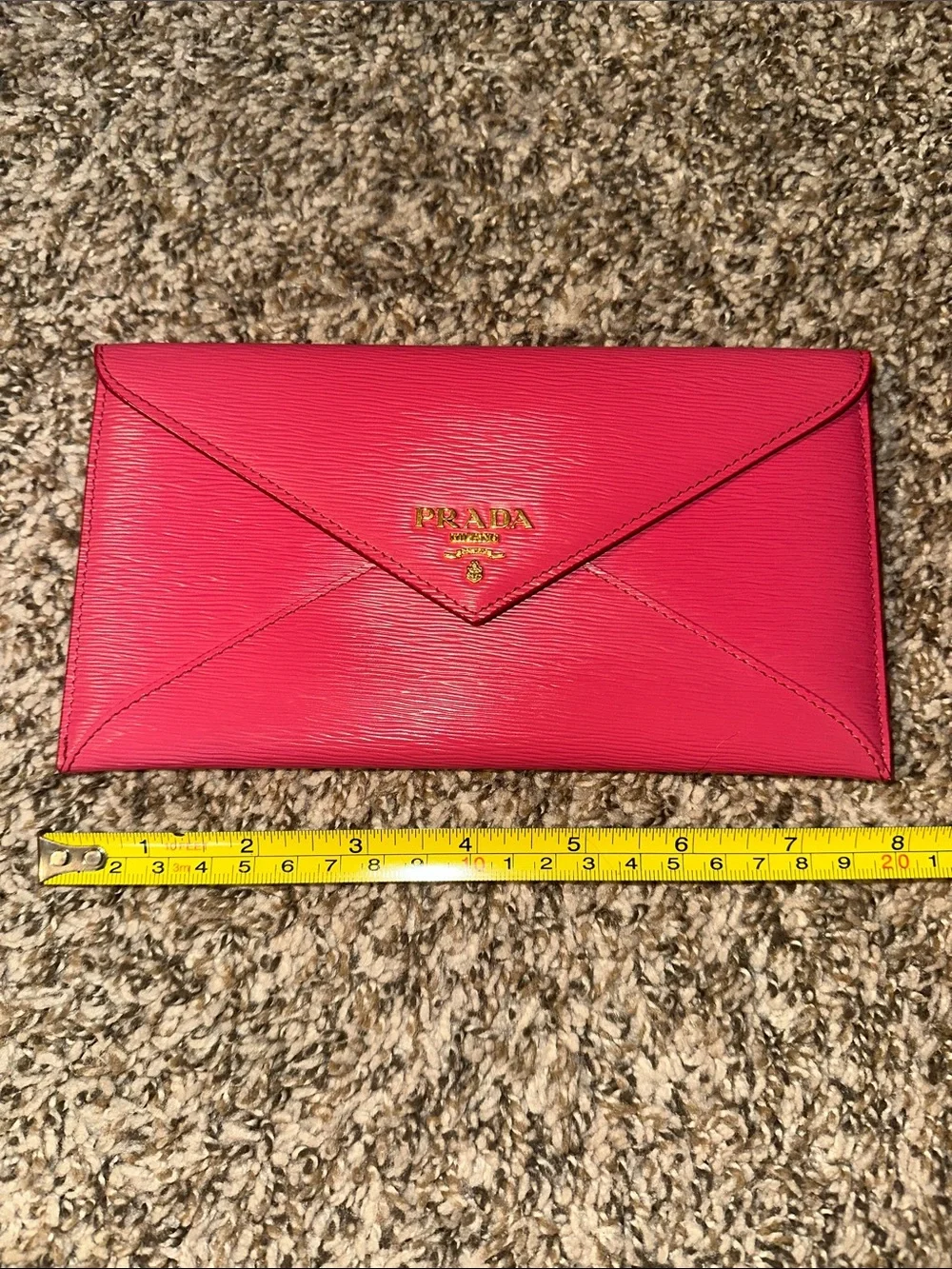 Prada sleek envelope