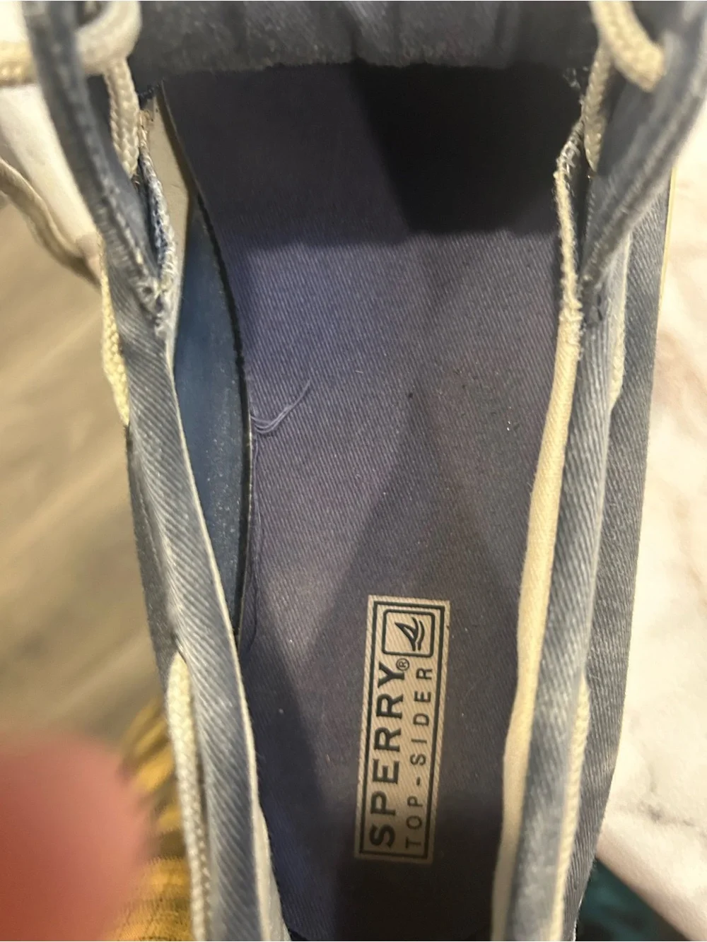 Sperry style insole that