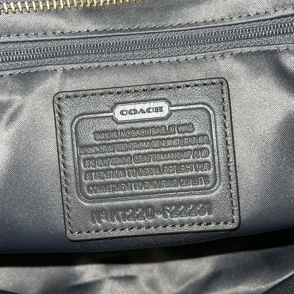 Coach embossed new tote