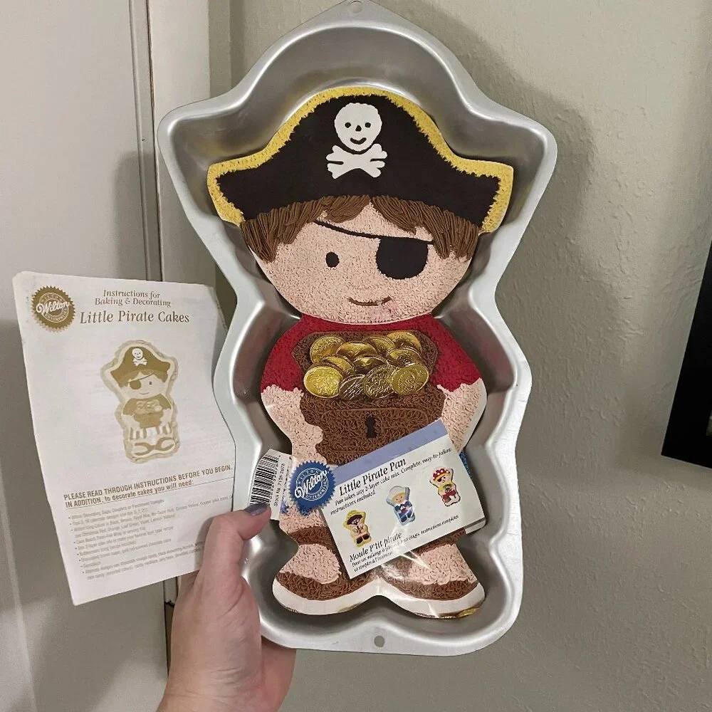Wilton - Little Pirate Cake Pan - 2105-2078 (2004) - NWT - Includes Instructions