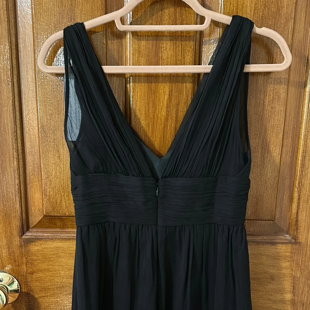 J. Crew black chiffon
